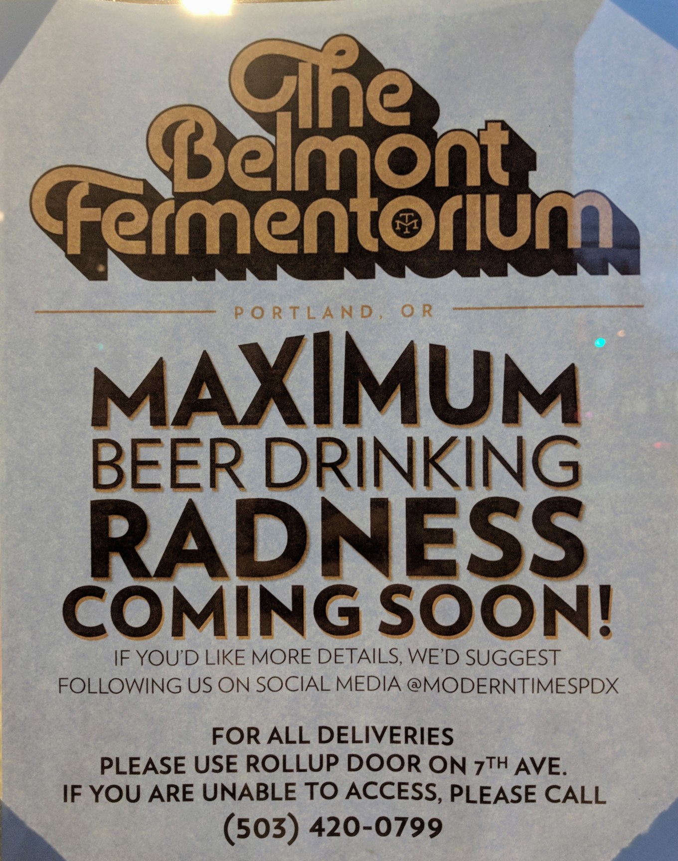 Belmont Fermentorium Announcement