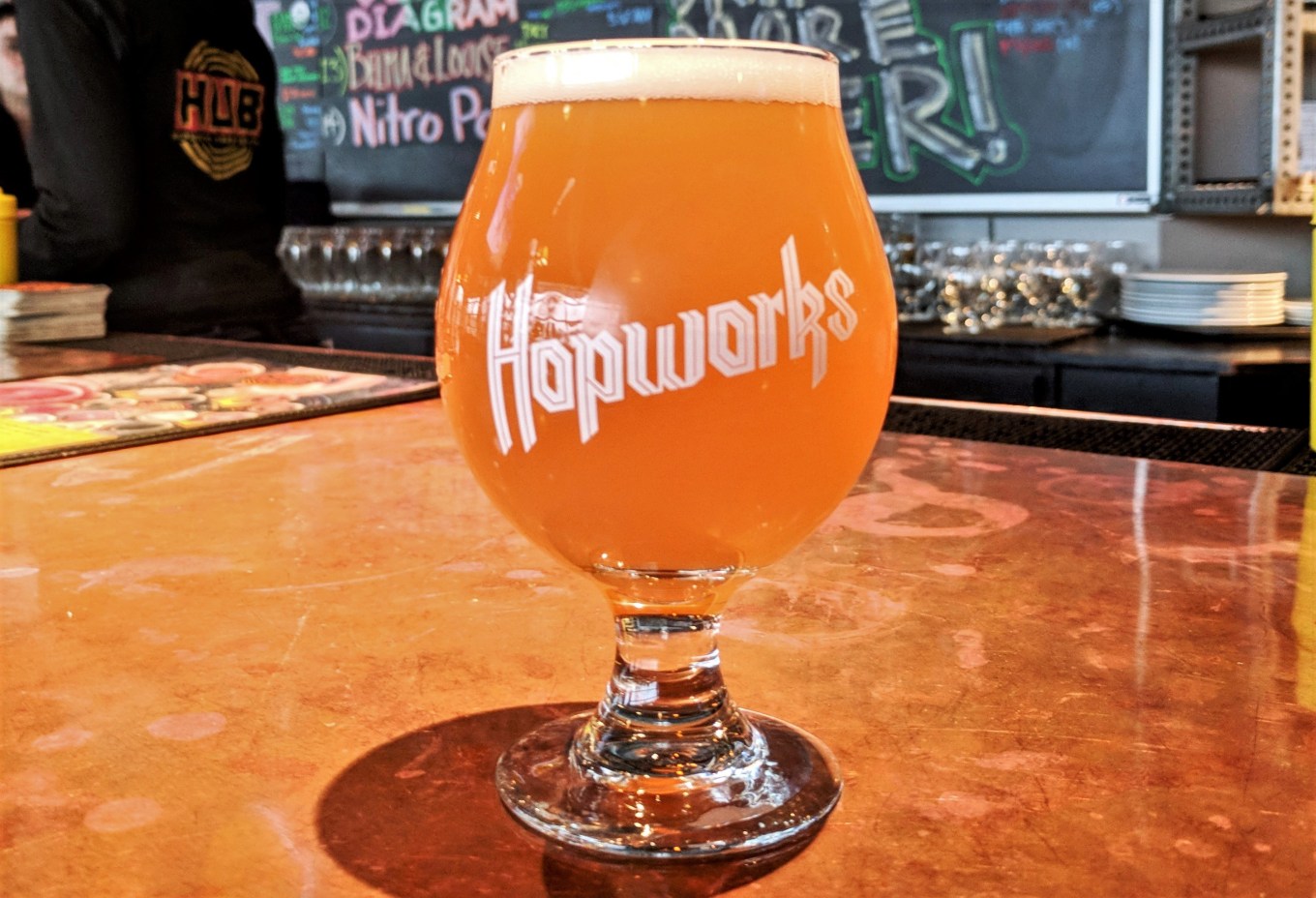 Hopworks Urban Brewery HUB Hazy IPA 10th Anniversary