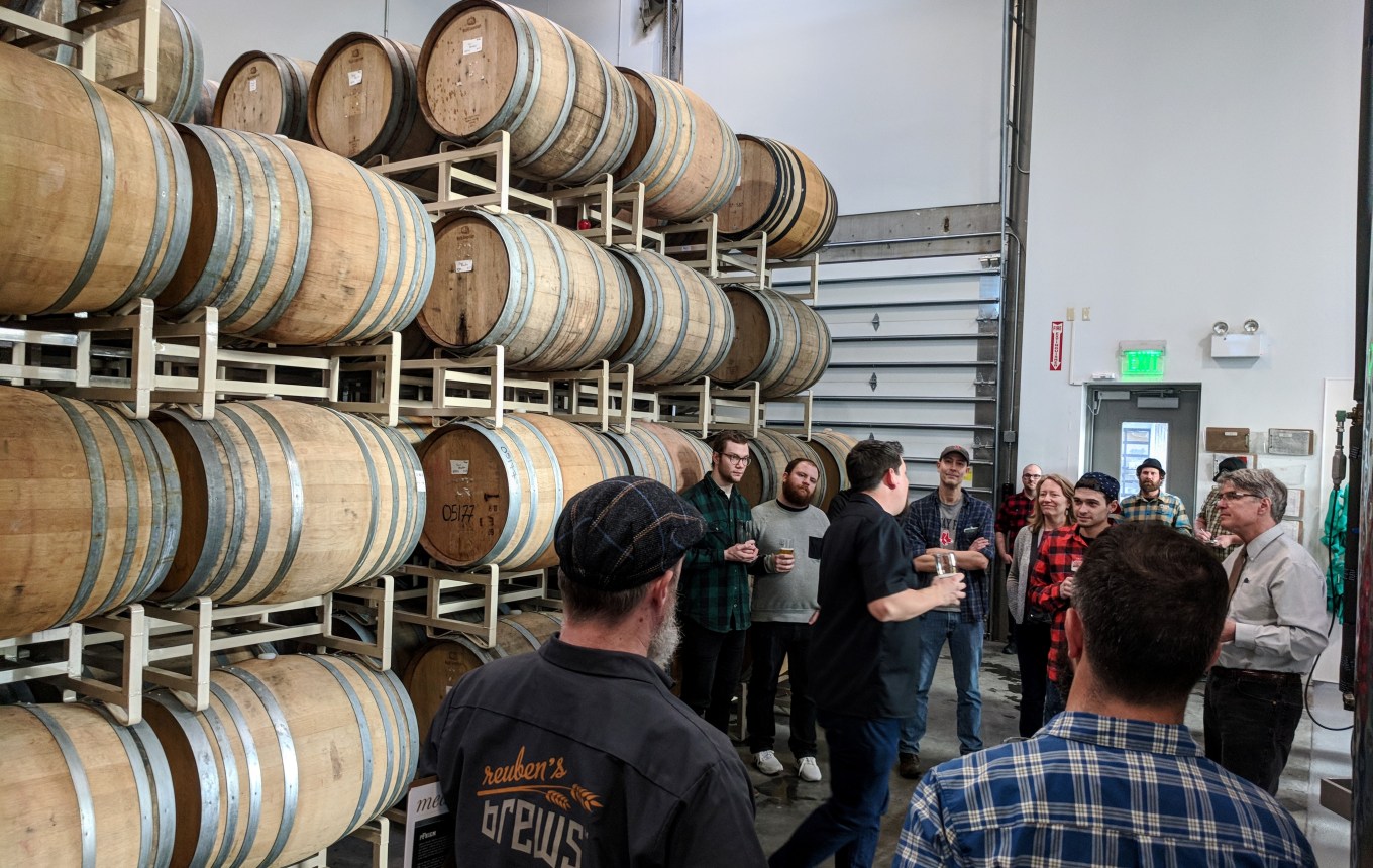 pfriem family brewers barrel room gavin lord head brewer