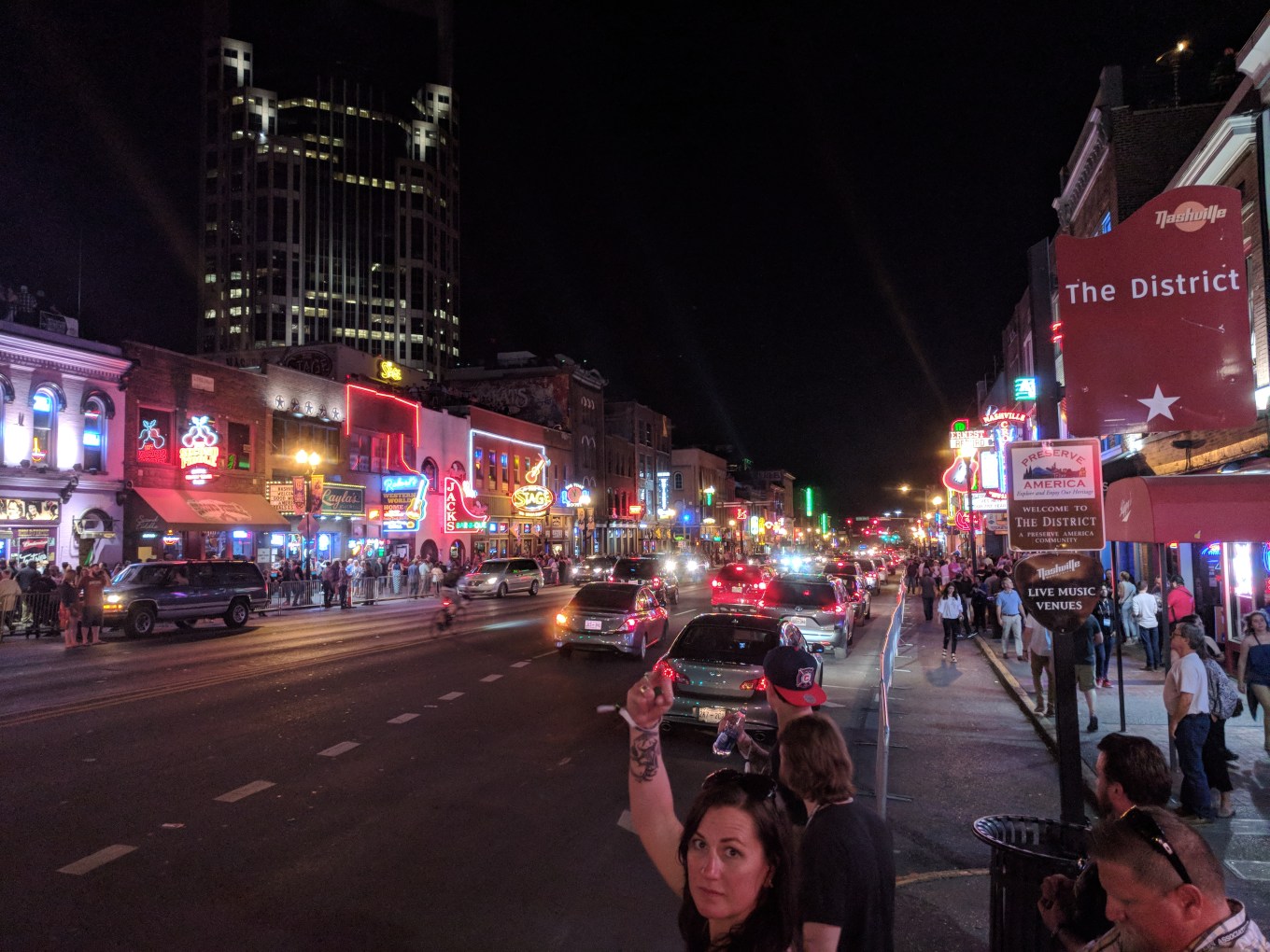 Broadway Strip Nasvhille CBC 2018 Finger