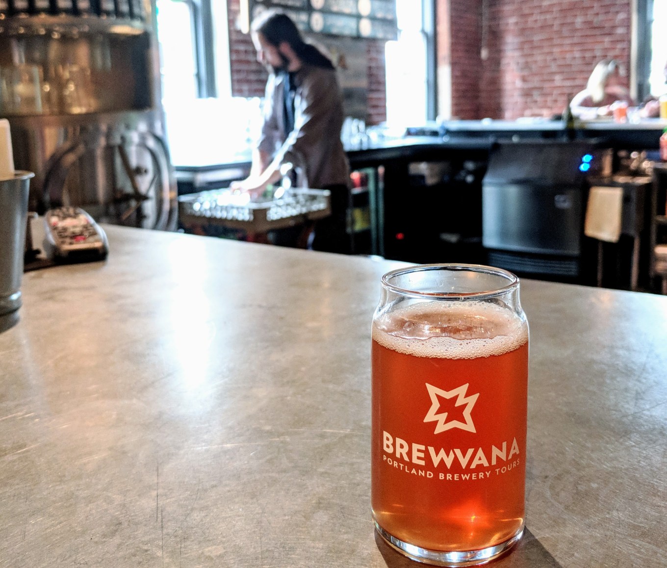 BREWVANA Tour BridgePort Brewing Taproom Rose Portland Tourism