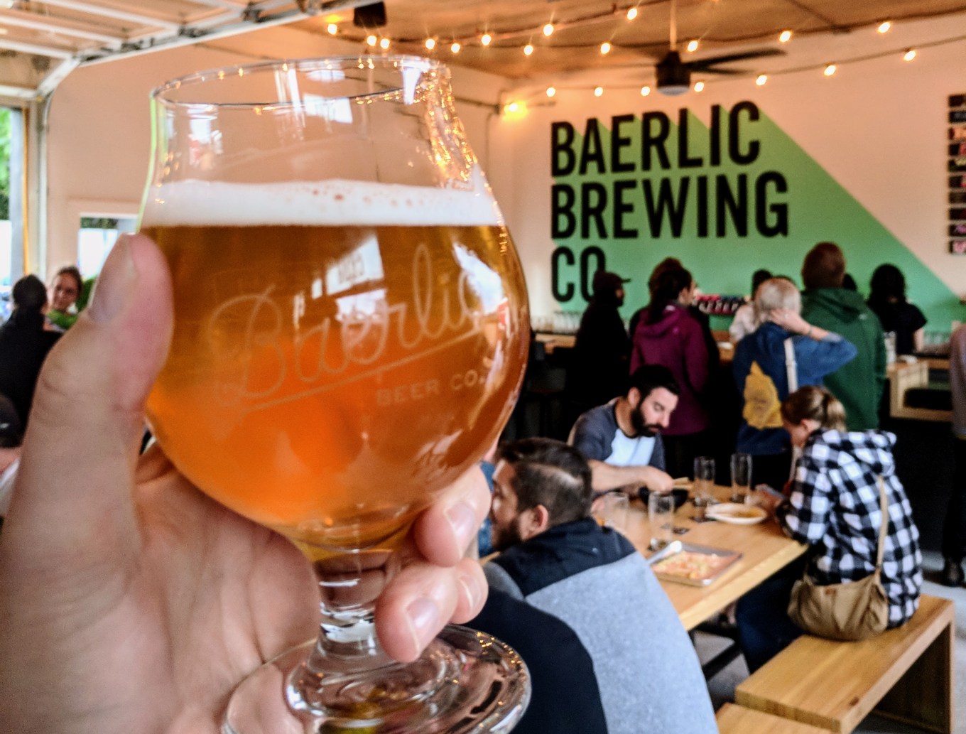 Baerlic Brewing Beer Hall at the Barley Pod Portland Oregon