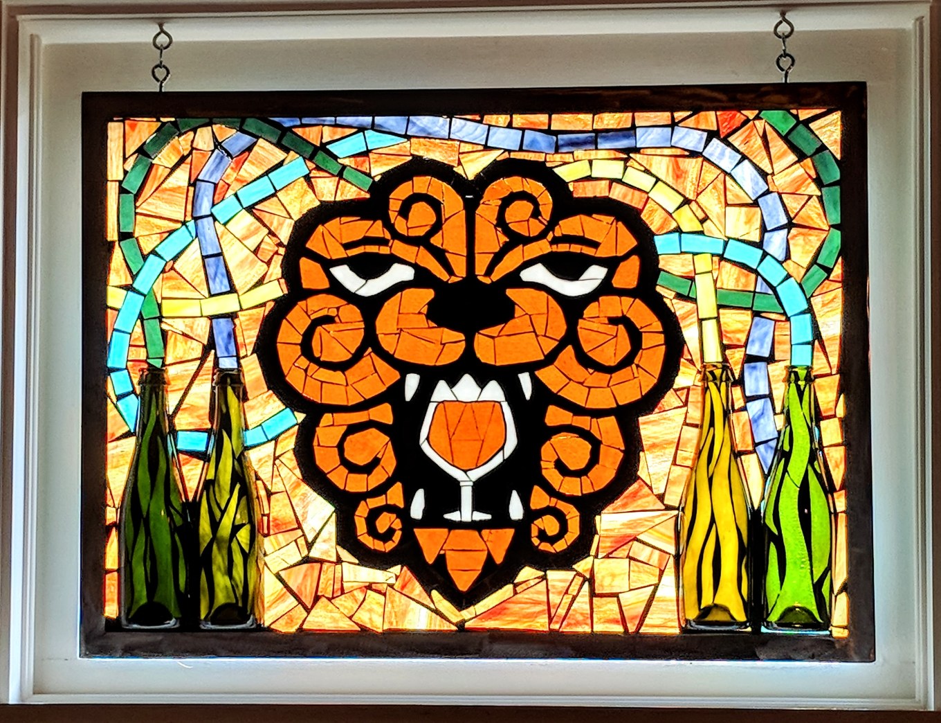 Little Beast Beer Garden Portland Oregon Stained Glass