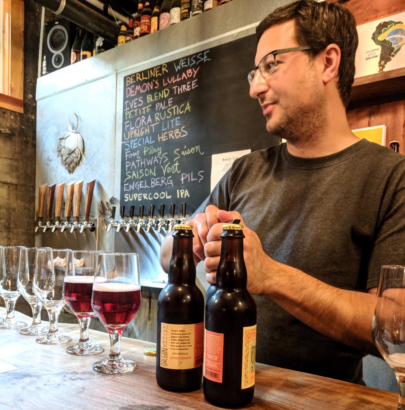 Oregon Native and Four Hands Alex Ganum Upright Brewing