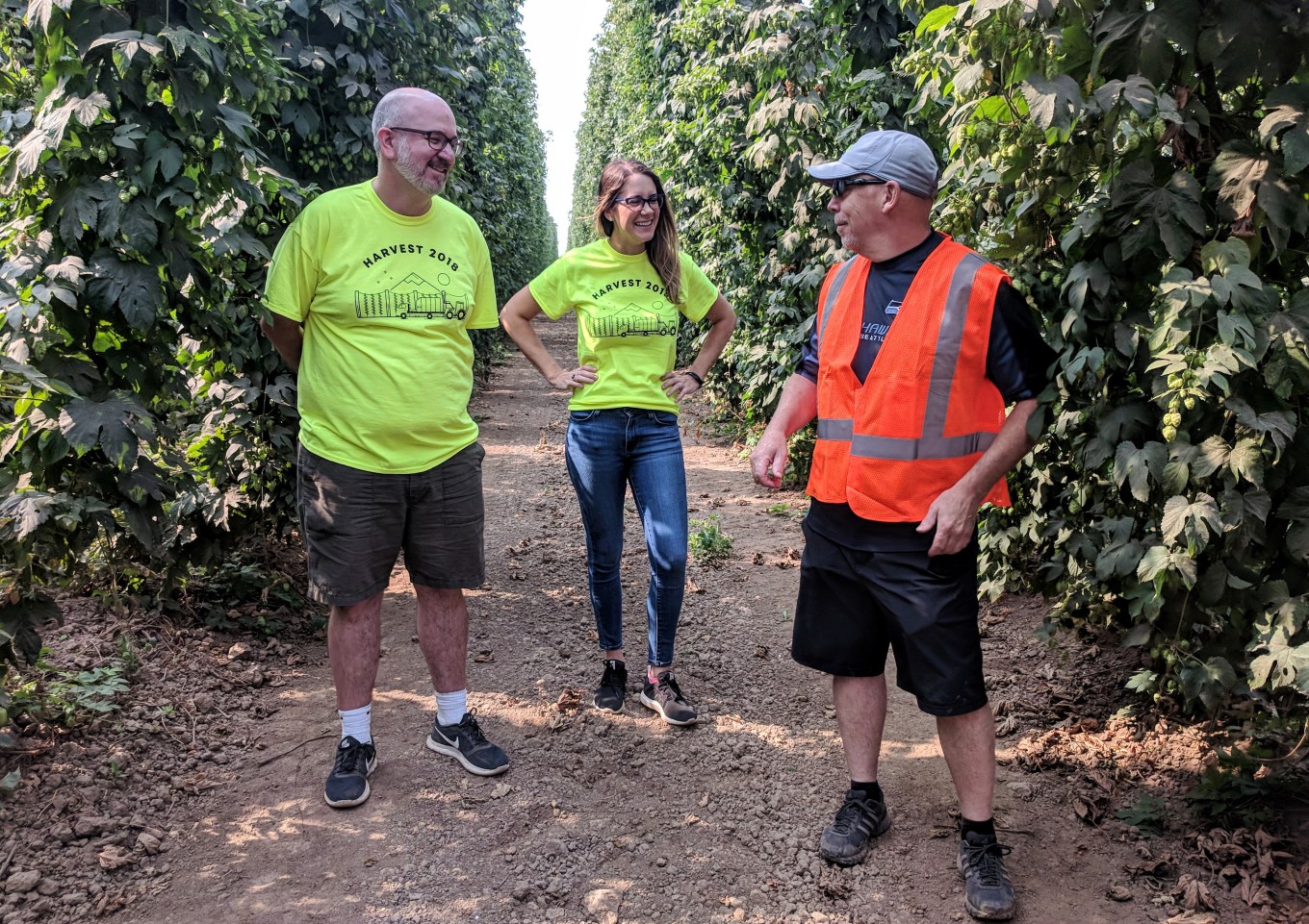 Crosby Hop Farm Centennial Hop Harvest Awkward outake