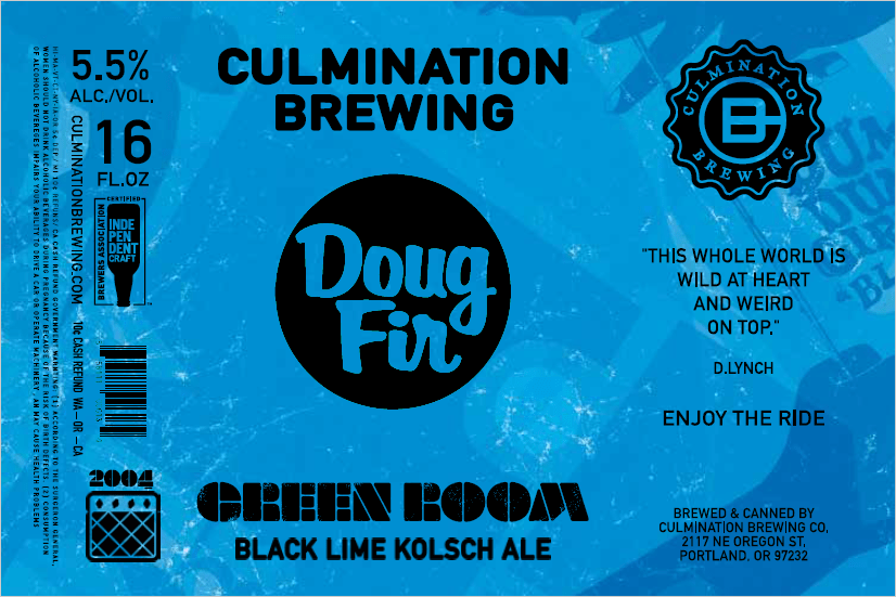 Culmination Doug Fir Green Room Blue Label