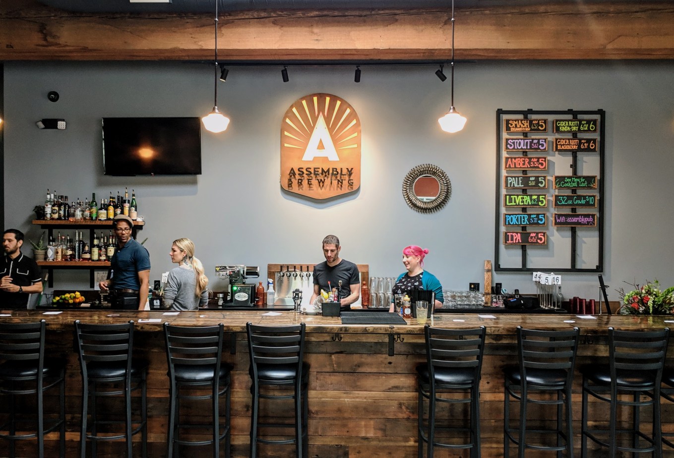 Assembly Brewing Front of House Bar Portland Oregon