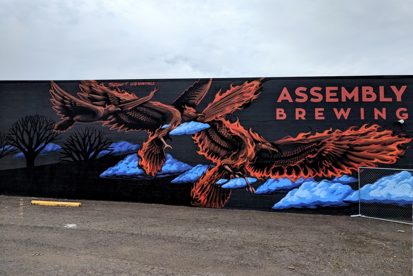 Assembly Brewing Mural Large Portland Oregon