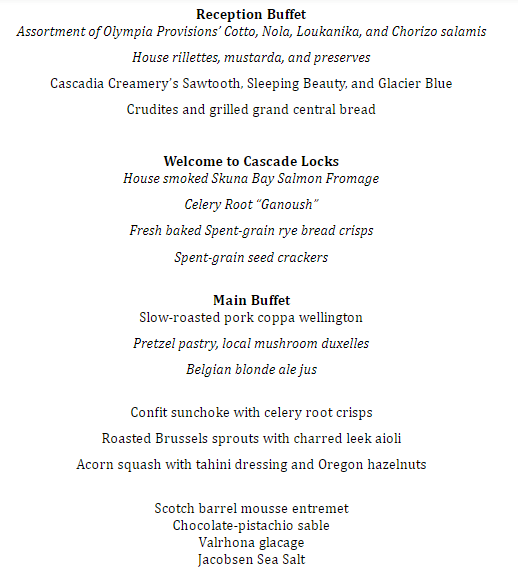 Media Dinner Final - pFriem February 1st 2020